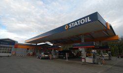 Statoil petrol station in Murmansk.