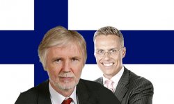 Erkki Tuomioja and Alexander Stubb (collage by BarentsObserver)