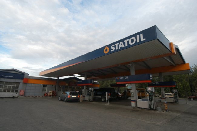 Statoil petrol station in Murmansk.